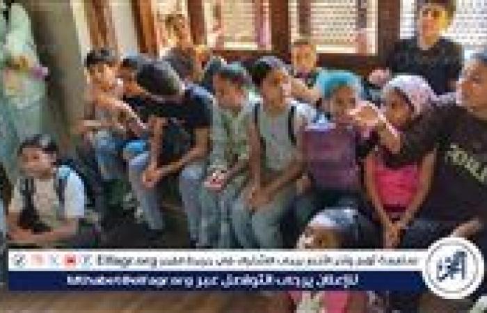 أتوبيس الفن يقدم جولة ثقافية للأطفال بمجمع الأديان والمتحف القبطي