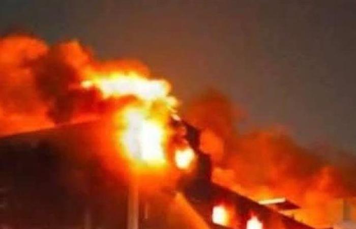 محافظ الغربية: السيطرة على حريق مصبغة المحلة وانهيار جزء من المبنى