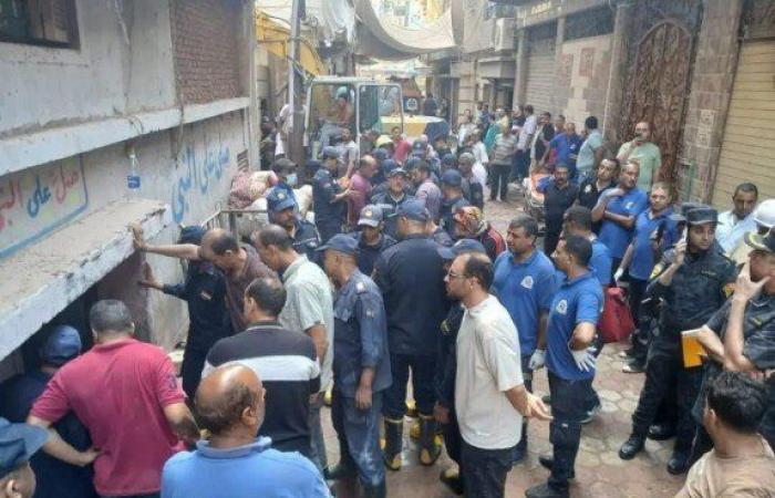 13 حالة وفاة حصيلة ضحايا حريق مصبغة المحلة وانتهاء أعمال رفع الأنقاض