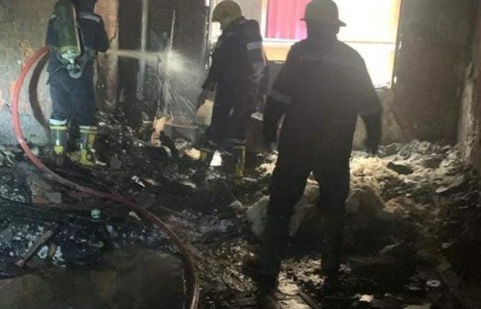 مصرع طفل وإصابة 3 أشخاص في حريق شقة سكنية بشبرا الخيمة