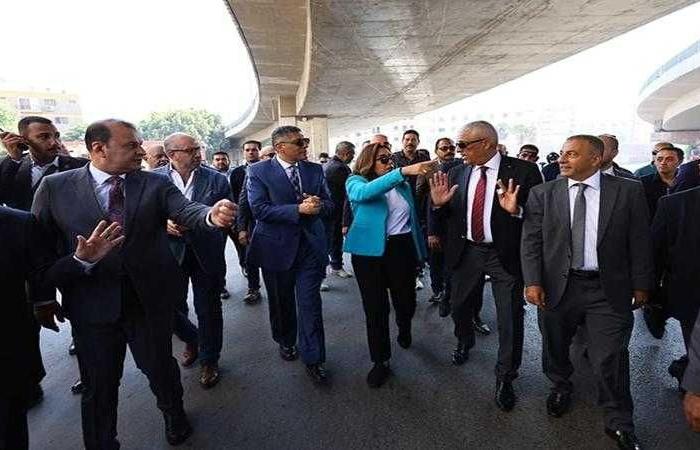 وزيرة التنمية ومحافظ الجيزة يتفقدان أعمال تطوير المنطقة المحيطة بمستشفى بولاق الدكرور العام
