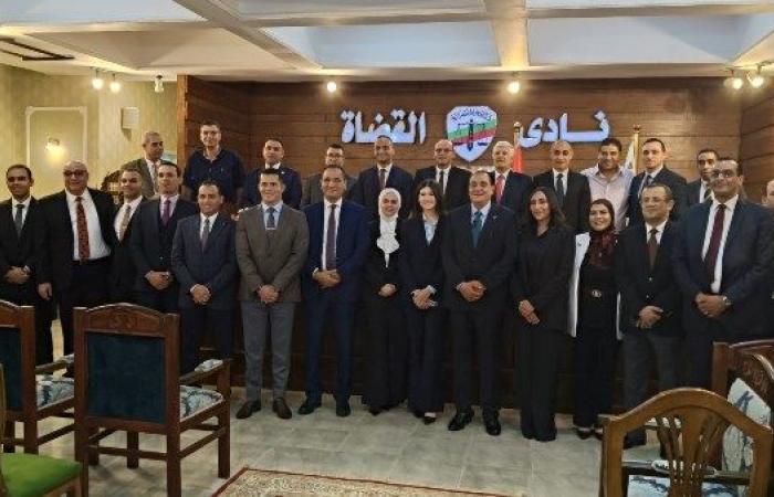 فى حفل رسمى .. نادي قضاة الإسكندرية يستقبل أعضاء النيابة العامة