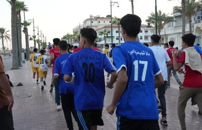 ماراثون جري شبابي ضمن مهرجان دمياط التسويقي