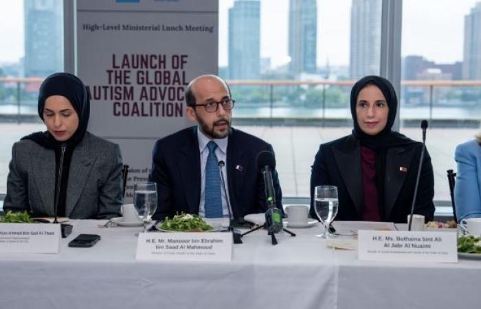 قطر تشارك في إطلاق التحالف العالمي للتوحد بمقر الأمم المتحدة​​