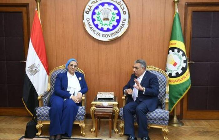 محافظ الدقهلية يستقبل أمل عمار وصفاء أبوالسعود استعدادًا لاحتفالية “معًا بالوعي نحميها”
