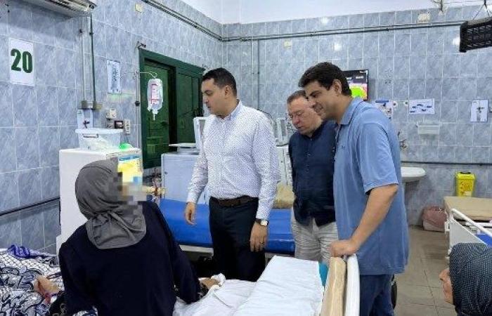 وكيل المديرية يتفقد مستشفى حوش عيسى المركزي مساءً لمتابعة سير العمل