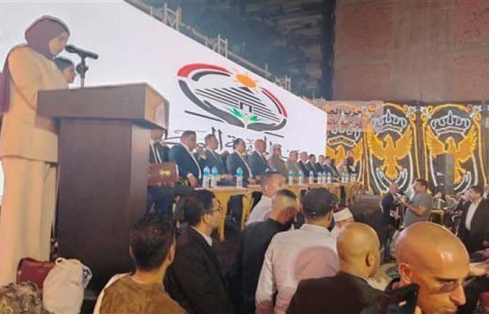 افتتاح مقر "الجبهة الوطنية" بحلوان بحضور قيادات الحزب
