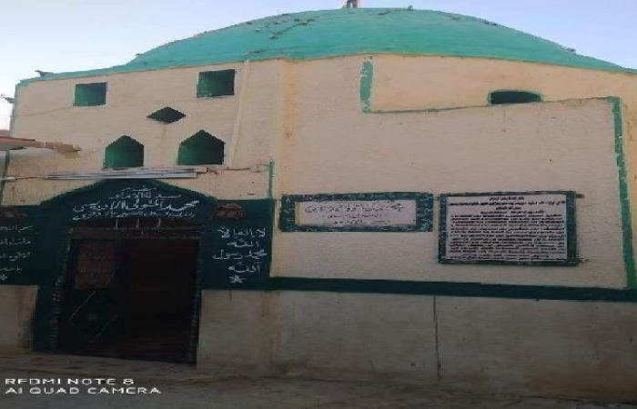 أهالي إدفو يطالبون بسرعة ترميم مقام الشيخ محمد المتولي الإدريسي الأدفوي قبل مولده السنوي