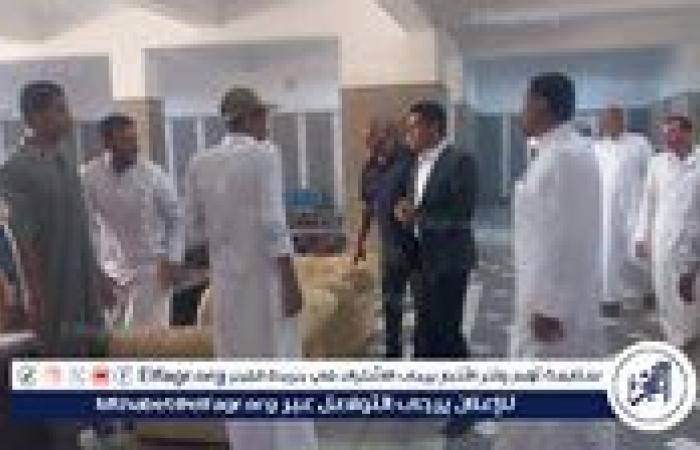 نائب محافظ مطروح يتفقد الخدمات والمشروعات بمنطقة شمس الحكمة