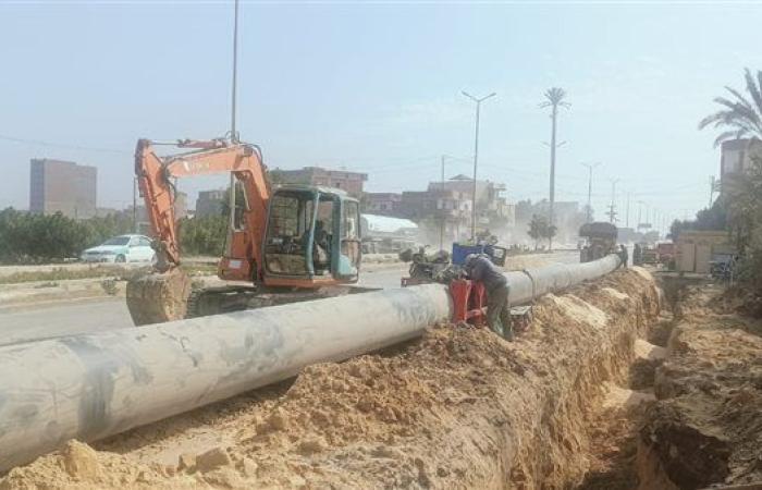 "مياه الفيوم” تنتهي من تنفيذ مشروع إحلال وتجديد خط طرد صرف صحي السلخانة