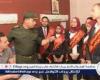 وفد من طلاب جامعة عين شمس في زيارة مصابي العمليات الإرهابية بمستشفى حلمية الزيتون